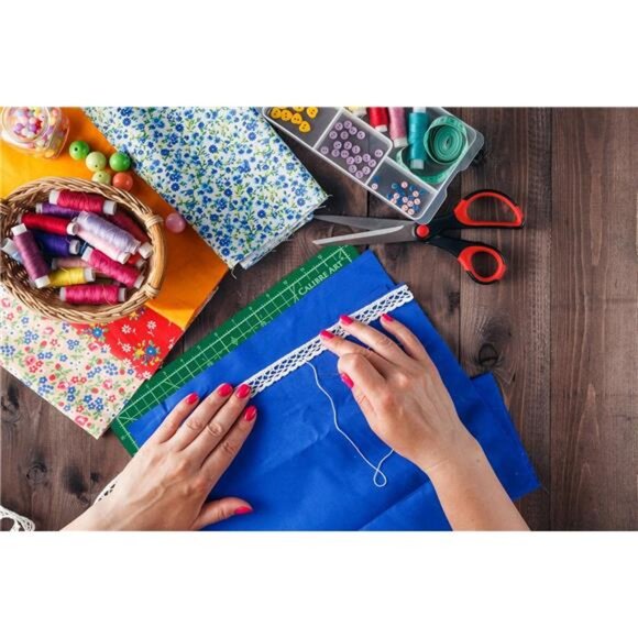 Rotating Self Healing Cutting Mat 14x14 (13" Grid), Perfect for Quilting & Art - Picture 4 of 7